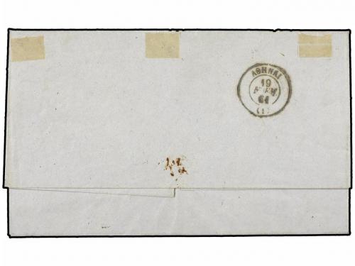 ✉ GRECIA. 1861. Cover from SYROS to ATHENS sent on Nov. 18th