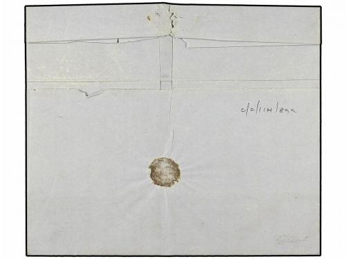 ✉ CUBA. 1871 (29 Julio). CADIZ a VERACRUZ. Encaminada hasta 