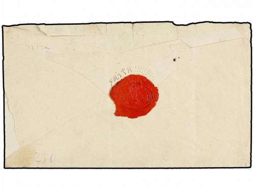 ✉ COSTA DE ORO. Sg. 5a, 6. 1884. Envelope to ACCRA franked w