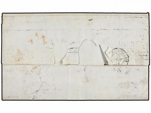 ✉ FRANCIA. Yv. 6 (3). 1851. PARÍS a VERACRUZ (México). 1 Fr.