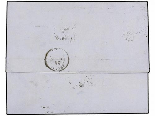 ✉ GRECIA. 1862. 80 Lep carmine, Paris Print, three singles, 