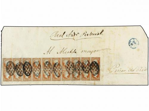 ✉ CUBA. Ed. 3 (20). 1857. HABANA a PINAR DEL RIO. Plica Judi