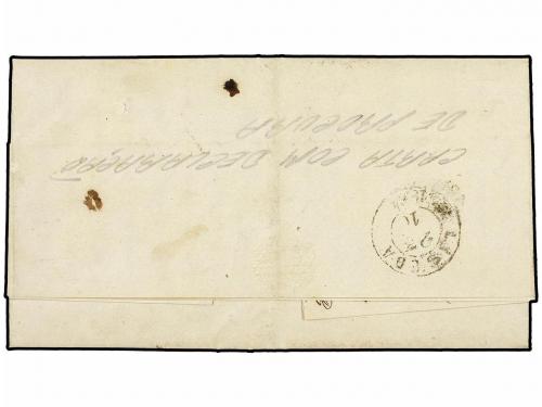 ✉ PORTUGAL. Af. 17. 1864. PONTA DELGADA (Azores) a FIGUEIRA.