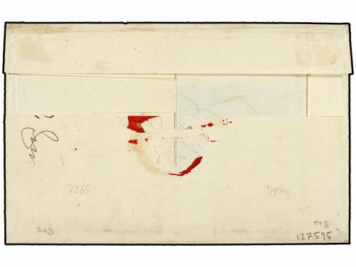 ✉ HOLANDA. 1868. AMSTERDAM a LONDON. 15 cts. amarillo (5), m