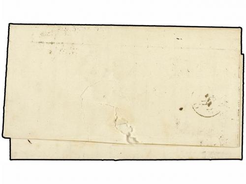 ✉ MEXICO. 1877. MÉXICO a LA HABANA. Circulada con sello de M