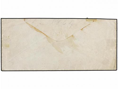 ✉ MEXICO. (1864 CA.). 1 r. blue, good to huge margins with s