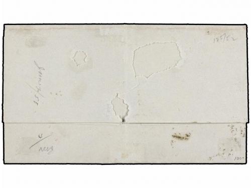 ✉ MEXICO. Sc. 4a. 1858. DURANGO a ZACATECAS. 4 reales rojo, 