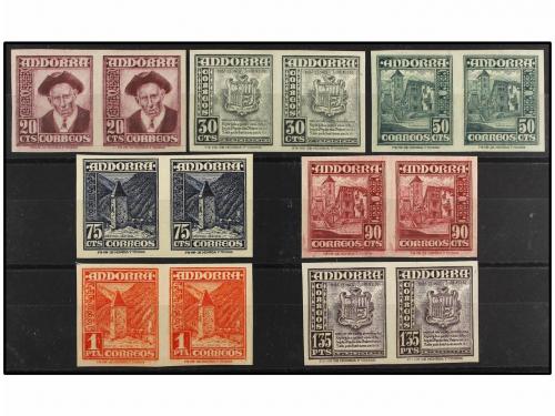 ** COLONIAS ESPAÑOLAS: ANDORRA. Ed. 48s/55s. JUEGO COMPLETO 