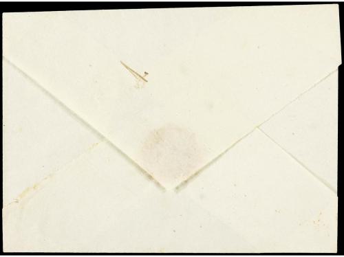 ✉ PUERTO RICO. (1845 ca.). Sobre circulado de MAYAGUEZ a SAN
