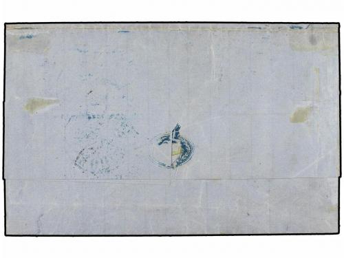 ¿ LEVANTE: CORREO RUSO. 1875. Cover to RUSSIA, franked with