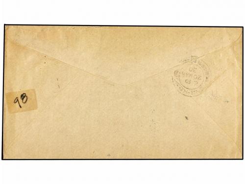 ✉ MACAO. 1930. Envelope to Chicago franked 2A Ceres + 8a Car