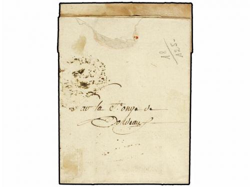 ✉ HAITI. 1790. PORT AU PRINCE (Haití) a FRANCIA. Marca de en