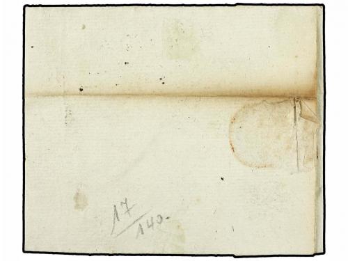 ✉ MARTINICA. 1786. ST. PIERRE (Martinica) a BORDEAUX. Marca 