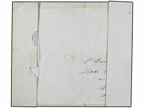 ✉ MARTINICA. 1864. ST. PIERRE a FRANCIA. Fechador ST. PIERRE