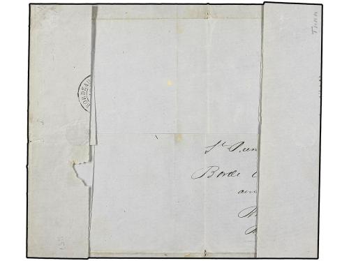 ✉ MARTINICA. 1864. ST. PIERRE a FRANCIA. Fechador ST. PIERRE