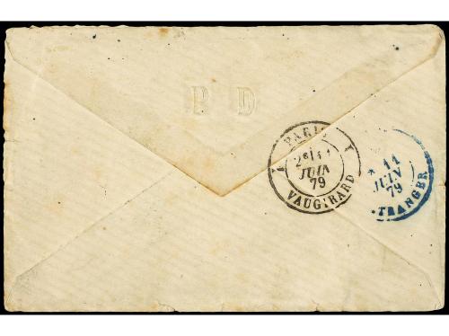 ✉ ANTILLAS DANESAS. 1879. SOBRE probablemente procedente de 