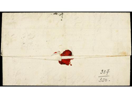 ✉ FRANCIA. 1873. MARSEILLE a CONTANTINOPLE. 40 cts. naranja 