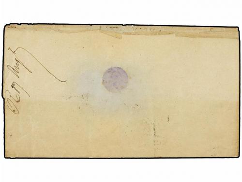 ✉ INDIA INGLESA. 1868. Underpaid envelope to LONDON bearing 