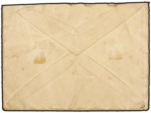 ✉ TAHITI. 1915. Military mail envelope to Paris cancelled by