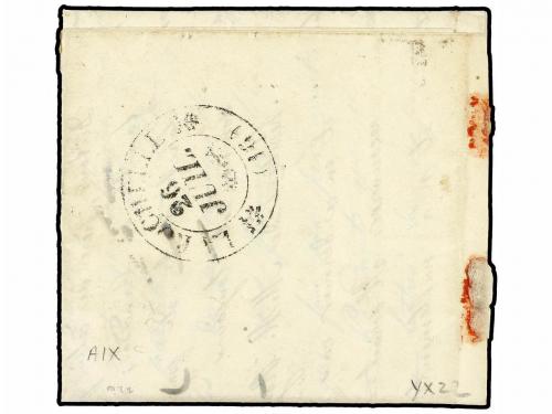 ✉ CANADA. 1833. Transatlantic mail from MONTREAL (text on em