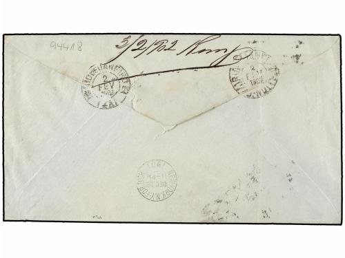 ✉ BRASIL. 1901. Incoming mail from the United States to Braz