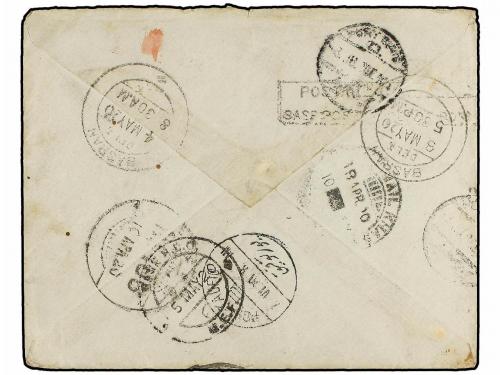 ✉ INDIA INGLESA. 1920. Military mail envelope from the Dera 