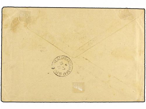✉ MADAGASCAR. 1921. Registered envelope to France bearing 1 