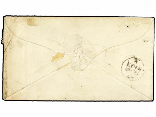 ✉ GIBRALTAR. 1859 (May 14). Cover to Lynn, Norfolk from Priv