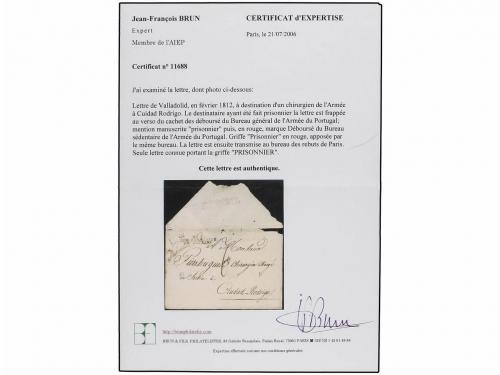 ✉ ESPAÑA: PREFILATELIA. 1812 (Enero). EJÉRCITOS FRANCESES. C