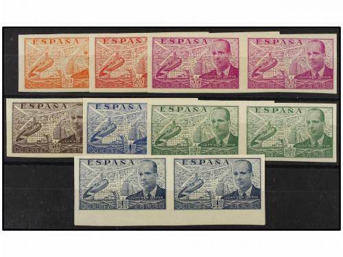 ** ESPAÑA. Ed. 880/86s (2). SERIE COMPLETA en parejas horizo