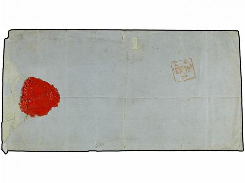 ¿ COSTA DE ORO. 1884 (March 13). Large part cover to London