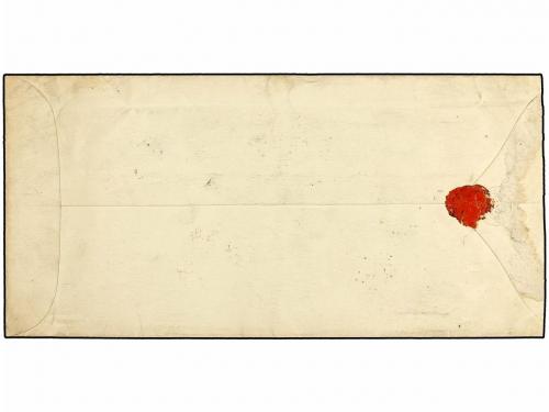 ✉ COSTA DE ORO. 1884 (May 5). Registered cover to London at 