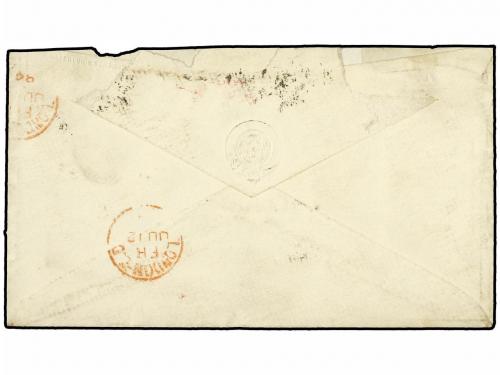 ✉ COSTA DE ORO. 1884 (May 10). Cover to London ex the 'Midsh