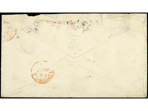 ✉ COSTA DE ORO. 1884 (May 10). Cover to London ex the ´Midsh