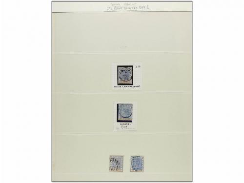 ° COSTA DE ORO. 1889-91. Collection with 1/2 penny (9), 1 pe