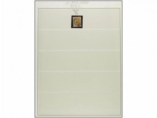 ° COSTA DE ORO. 1889-91. Collection with 1/2 penny (9), 1 pe