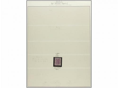 ° COSTA DE ORO. 1889-91. Collection with 1/2 penny (9), 1 pe