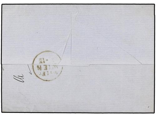 ✉ ALEMANIA ANTIGUOS ESTADOS: SAJONIA. 1863 (Aug 29). Cover t