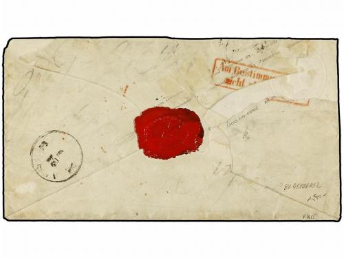 ✉ ALEMANIA ANTIGUOS ESTADOS: PRUSIA. (1855 CA.). 1sgr. rose 