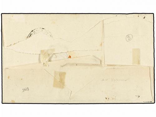 ✉ SERBIA. Mi. 12IB, 18 IB. (1870 CA.). ARANDJELOVAC to BELGR