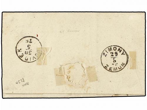 ✉ SERBIA. Mi. 14IIIU. 1876 (20 May). BELGRADE to NOVI. 20 pa