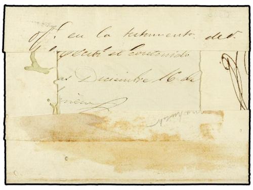 ✉ CUBA. Ant. 10 (3). 1865. MATANZAS a CARDENAS. Carta certif