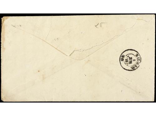 ✉ COLONIAS ESPAÑOLAS: CUBA. Ant. 22 (4). 1871. HABANA a ESPA
