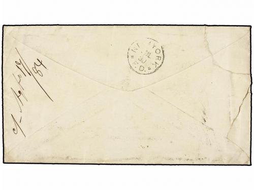 ✉ COLONIAS ESPAÑOLAS: CUBA. Ed. 100(4). 1884. HABANA a AVILÉ