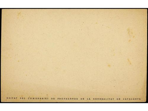 ✉ ESPAÑA GUERRA CIVIL. TARJETA POSTAL ilustrada editada por 
