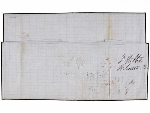 ✉ PUERTO RICO. 1876 (24 Febrero). MAYAGUEZ a SANTANDER (Espa