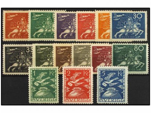 * SUECIA. Yv. 178/92. 1924. COMPLETE set. Yvert 900&euro;. 