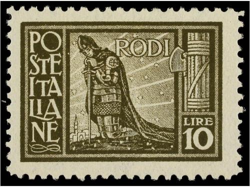 * ITALIA: EGEO (Colonia italiana). Sa. 3/11. 1929. SERIE com