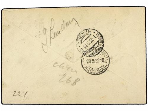 ✉ ITALIA: EGEO (Colonia italiana). Sa. A8/13. 1932. RODI a F