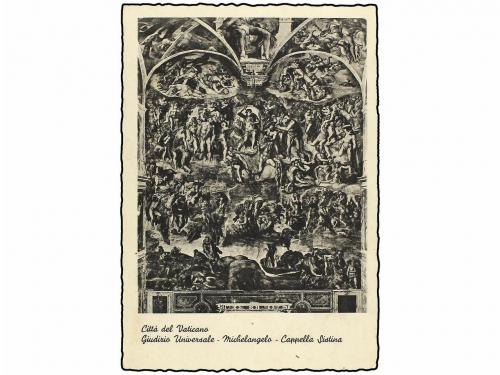 ¿ VATICANO. 1937. VATICANO a HUNGRIA. Serie completa sobre t